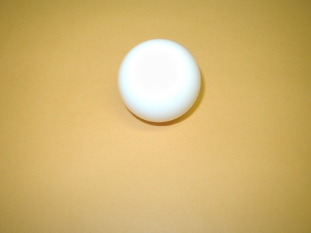 New 2 1/4 White Replacement Trackball (Item #002) (Fits Happ, Betson, Wico & Some PS2 Import Trackball Units) $9.99